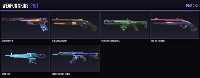 EU 16 Skins + 4 Agents + 125 RP Oni Phantom / Iridian Thorn Judge / Venturi Frenzy Full Access