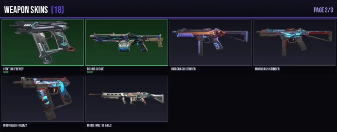 EU/Iron 3 18 Skins + 14 Agents Prime Vandal / Ion Sheriff / Venturi Marshal / Venturi Spectre Full Access