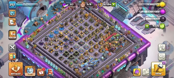 TH 18, 14 Equipment Epic, Hero Max, Wall Max, defense Max, 27 Skin Hero, 3 Skin Map, 854 League Medal have 4K geem (Guaranteed security)