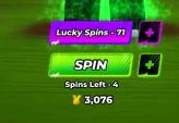 ROBLOX5443 // 15 LVL 127 Lucky Style Spins 71 Lucky Ability Spins 3000 Coins