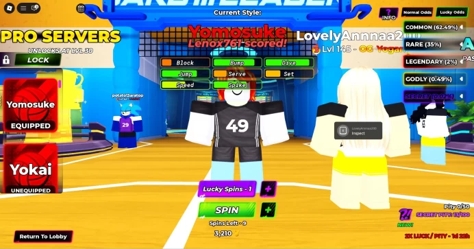 ROBLOX5448 // BAKURI (godly), Yokai (Legendary), Uchikai (Legendary), Yomosuke (Legendary) + LEGENDARY ABILITY