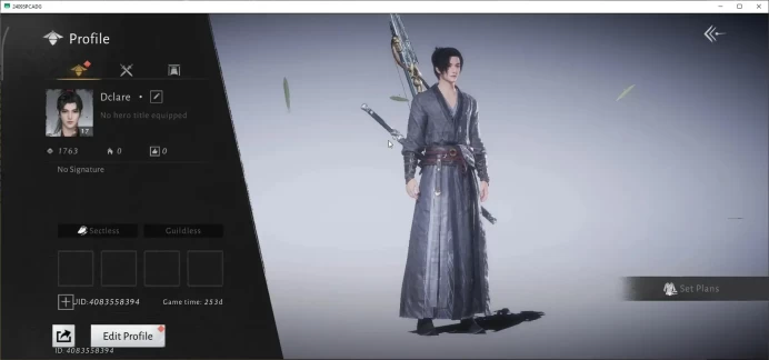 GLOBAL|Lv 17|1 HC Unused|4153 GS|Lone March,Jianghu Wanderer|Master Deceiver,Swaying Lotus|Male MC|Log Netease|Check SS|WWM1425