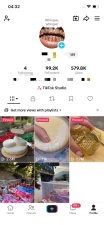 Instanly Delivery/ Monetized 99K Real Followers+570K Real Likes Account/ Creator Rewards Program Activated/ Full Access