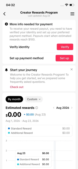 Instanly Delivery/ Monetized 99K Real Followers+570K Real Likes Account/ Creator Rewards Program Activated/ Full Access