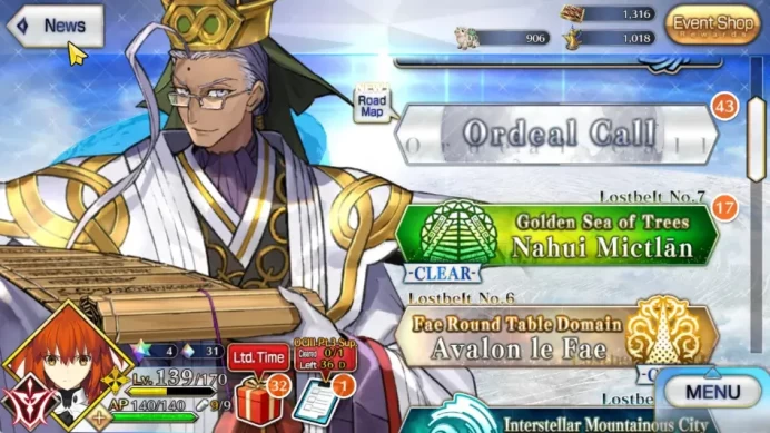 NA ENDGAME Lv 139|RGB|33 ssr|3 Max Skill|MHX Alter Np3, Altera & Koyan Light NP2,Skadi & Ciel|CE Black Grail|Log Code|SS(FGO847)