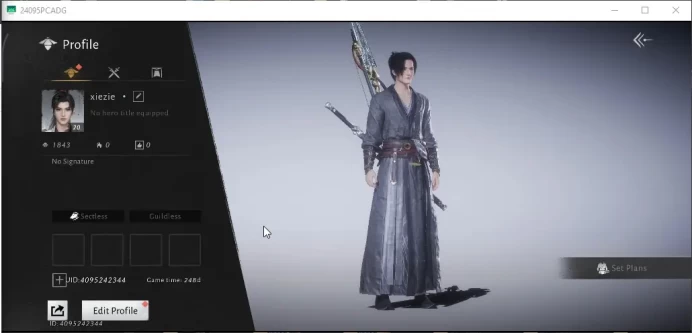 GLOBAL|Lv 20|2 HC Unused|4110 GS|Lone March,Jianghu Wanderer|Master Deceiver,First Step Etc|Male MC|Log Netease|CheckSS|WWM1411