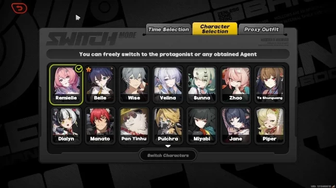 ASIA IK 56|S3CH2|9 LMT PrmTeam([Remiele,YSG,Myabi,Pyrois,Jane]+Sign,Velina,Dalyn,Zhao,Sunna)|5 Bangboo|MC BELLE|TakeMail|ZZZ3543