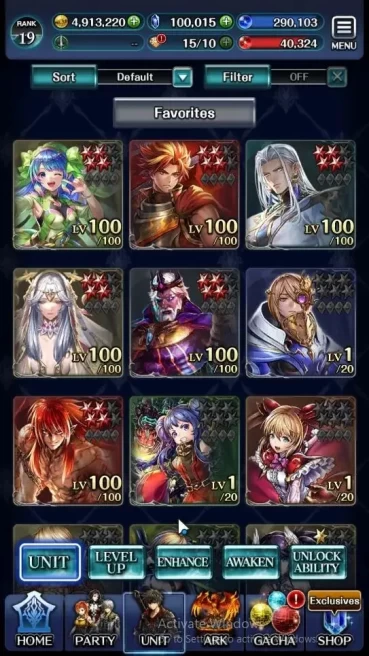 Global|Rank 19|100k Crystal|Collab Brave Frontier (G Tilith,FG Vargas)+(Telestio,G Lilaha,Etc)| 1 LR 13 SSR Ark|CodeOnly|LC1502
