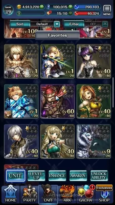 Global|Rank 19|100k Crystal|Collab Brave Frontier (G Tilith,FG Vargas)+(Telestio,G Lilaha,Etc)| 1 LR 13 SSR Ark|CodeOnly|LC1502
