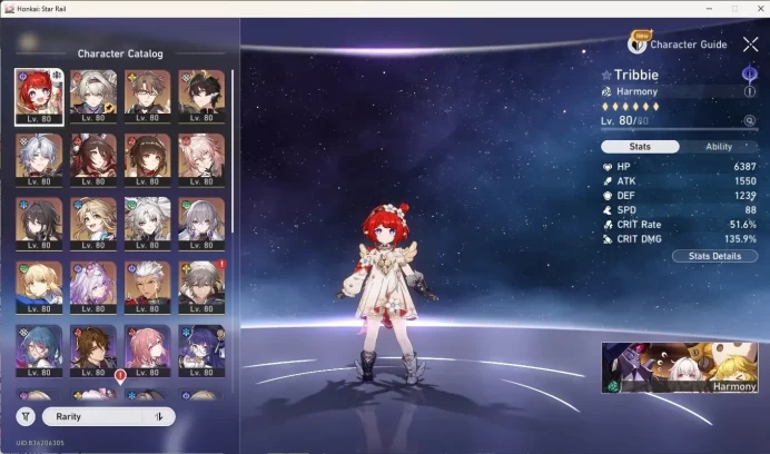 ASIA|TL 70|12 Limited [Firefly,Phainon,Feixiao,Saber]+Sign|FateContract:Renewal On|1 GC|Amphoreus|Check SS HSR049B
