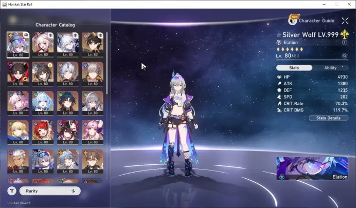 Asia|TL 70|2 GC|3 PremTeam|17 Limited (SW999 E1,Sparxie,Phainon,Cerydra E1,Sunday)+Sign Archer E1,Tribbie E1 Etc|Male MC|HSR8573