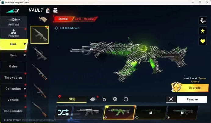 ASIA|Eternal Gun:Galil-Noxdra|1 Collab Gun: M4A1 [AOT]|1 Ultra & 1 Legendary Gun|1 Name-Changing Card|Check SS BS3075B