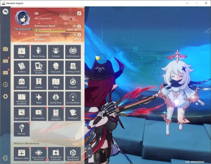 ASIA|AR 57|Pream Varesa|12 Limited + 5(*5Weapon)|(Chasca C2,Raiden Shogun)+Sign,Xilonen,Yelan,Navia,Etc|Male MC|Check SS|GI7812