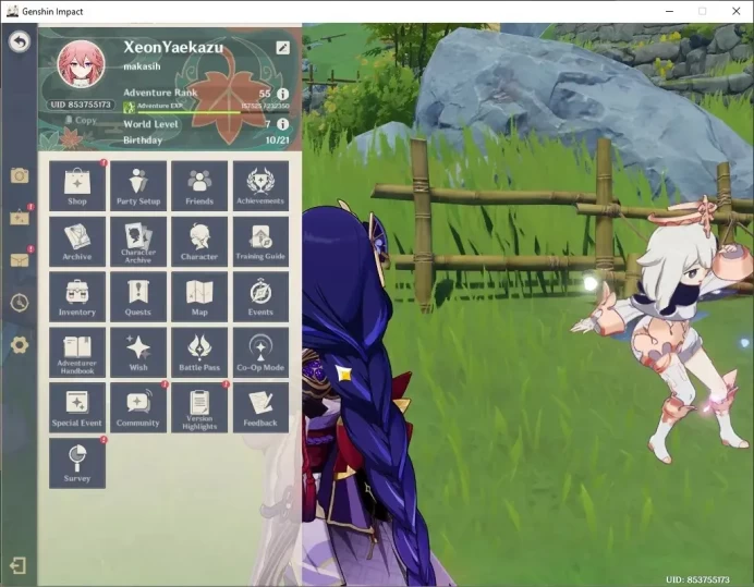 ASIA|AR 55|5 Limited + 3(*5Weapon)|(Raiden Shogun,Ayato,Kazuha,Eula,Yae Miko|Standart Jean,Dehya,Diluc|Male MC|Check SS|GI7811