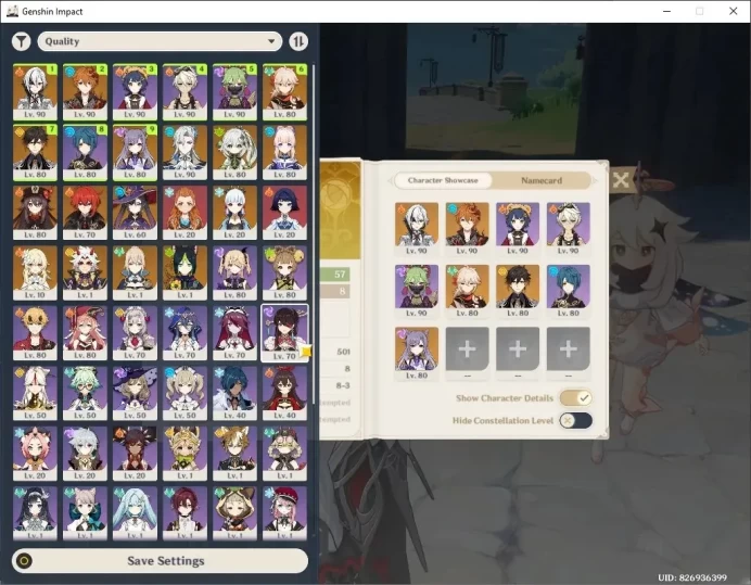 ASIA|AR 57|Pream Arlecchino|10 Limited + 3(*5Weapon)|(Neuvillette)+Sign,Tartaglia,Nahida,Kokomi,Etc|FeMale MC|Check SS|GI7810