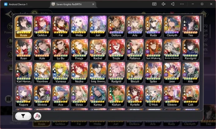 Global |5 EX7 (Rosie TC1,Gelidus TC1,Fai,Melia,Juri)|38 TC6(Dellons,Aris,Rudy,Clemyth, Etc)|42k Ruby|TakeMail Check SS 7KR061B
