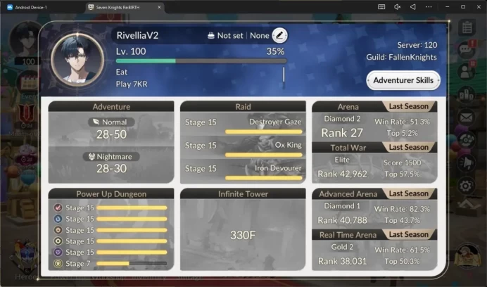 Global | 4 EX7(Fai TC2,Melia TC1,Juri,Roise)|28 TC6(Clemyth,Dellons,Orkah,Rudy, Etc)|50 Ruby|Blesperm|TakeMail Check SS 7KR063B