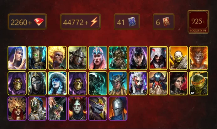 [STARTER]Kalvalax+Solanar+Martyr+Rathalos+Loki+Leminisi+Alice+Ezio+Artak+Wukong+Skeletor+Vallaryn the Equalizer+Hilvi+37Epics