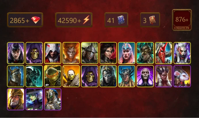 [STARTER]Teodor+Storm Herald Hekaton+Alice+Skeletor+Ezio+Wukong+Rathalos+Adelyn+Loki+Leminisi+Grohak+Visix+Ultan+40Epics