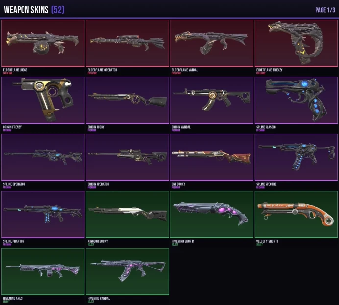 NA 65 Skins + 15 Agents + 999 VP + 220 RP Champions 2021 Vandal / Elderflame Vandal Full Access