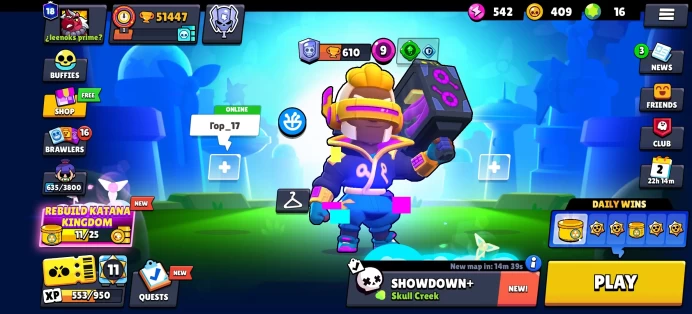 [Code B25] Level 154 / 51k Trophy + 260 Skins / Very Cheap