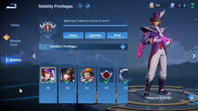 Hero 113 Skin 289|Collab JJK Nobara,Bleach Ichigo,DC Conan|Flawless Li Bai|Mythic Lady Sun|4 Blessed|11 Legend|Infinite|HOK2098