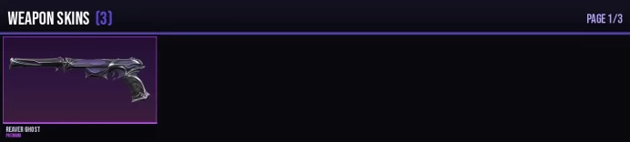 AP 3 Skins + 14 Agents + 200 RP Reaver Ghost / Sovereign Marshal / Heartstopper Ghost Full Access