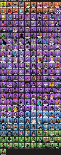 [PC] | 241 Skins | 600 V-Bucks | Renegade Raider | Lara Croft | Reaper | Star Wand | Ghoul Trooper | Neymar Jr | The Fou