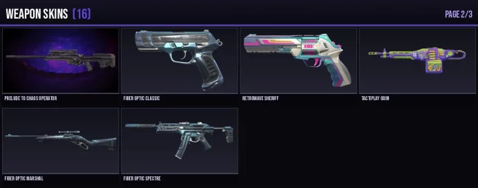 BR 16 Skins + 23 Agents + 320 RP Prime Vandal / Guardrail Hammer / Prelude to Chaos Operator Full Access