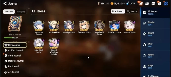 GLOBAL UnVerif|NewEra|9 ML (SE Celine,BW Iseria,F Lidica,A Yufine Etc) Aram,Tori,Aube,Argent WH,EoA Fumyr,Hecate Etc|ES6478