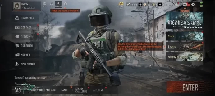 MOBILE |Lvl 30|SV 12M|CV 10M|OF AKM,TB M4A1,Forest MP5,Speed SQB M110,Abomi Vector 9,Etc|CN ON|Log Infinite|Check SS|(AB3759)