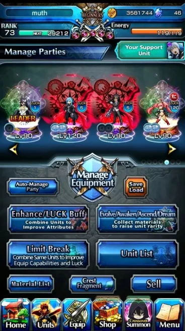 Global|Rank 73|8 Ascend + 1 TW|( 2x Demon Lord Rimuru )+TW,Sunraku,Diablo,Ainz,Shalltear,Etc|Lpot 104+23 RGB|Check SS|GS2963