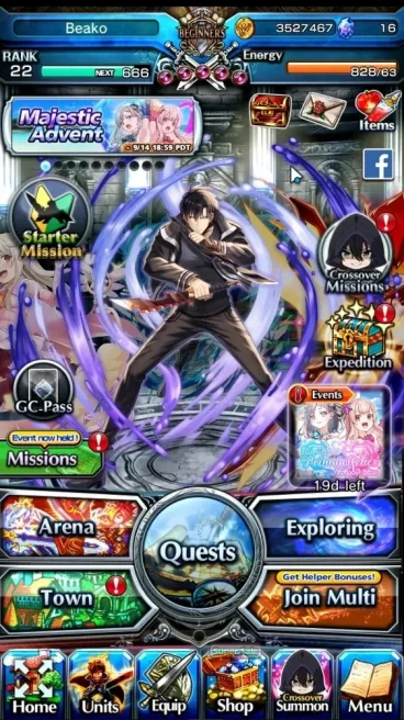 Global |Rank 22|3 Ascend + 1 TW| ( Sung Jinwoo +TW, Ultimate Paladin Roy, Illya ) |Lpot 100 + 16 RGB|Check SS|(GS2961)