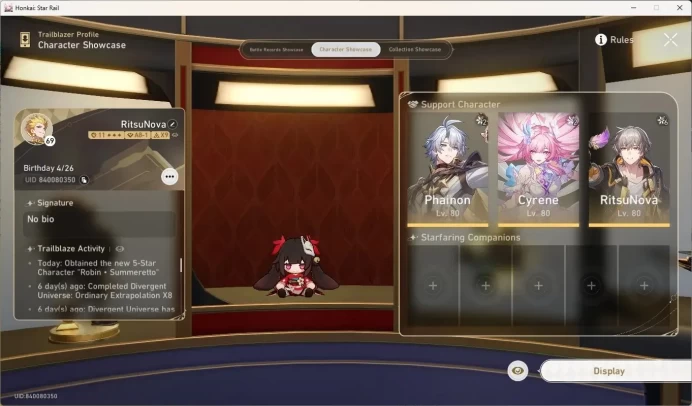 ASIA|TL69|10 Limited[PhainonE2,CyreneE2,Gilgamesh,Etc]+Sign,CerydraE1|Phainon PremTeam|Planarcadia/Astropolis|Check SS HSR762B