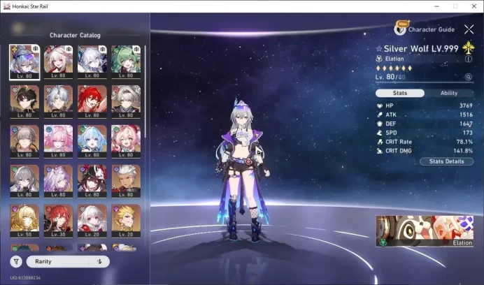 ASIA|TL 70|3 Pream Team|17 Limited (Himeko Nova,Cerydra,Cyrene,Yao Guang E1,Sparxie)+Sign,Archer,Sparkle,Etc|Male MC|HSR8586