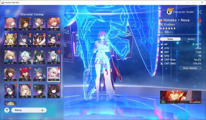 ASIA|TL 65|3 Pream Team|14 Limited (Himeko Nova,SW999)+Sign,Seele E2,Evanescia,Archer Sparkle,Tribbie,Etc|FeMale MC|HSR8585