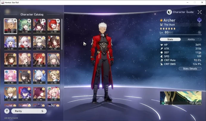 ASIA|TL 70|25 Limited (FireFly E2,Jing Liu,Seele,Sparkle E1,Acheron,Sw,Fuxuan,CastoRice)+Sign,Archer E1,Etc|FeMale MC|HSR8584