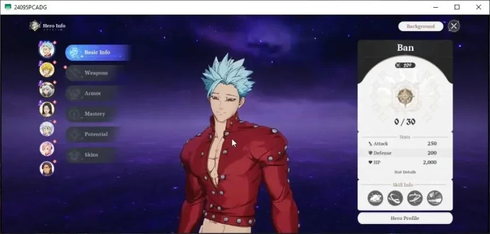SEA Starter Lv 2| 4 SSR [Ban,Meliodas,Mannie,Guila] |3,6K Star Fragment|Act 1 Story|Log Google|Take Mail|SDO1182