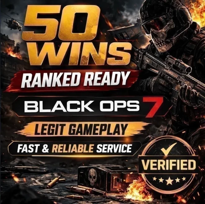 BLACK OPS 7 | 50 WINS | RANK READY |RANK UNLOCKED | NO VERIFICATION ISSUE |FULL ACCESS | INSTANT DELIVERY |NO MORE MATCH