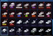 RL1017 // ACCOUNT WITH LUXURY ACC / TW Octane, Fennec, Black / TW Nuke & Apex, Black Splash, 70+ Car's