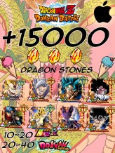  [SPECIAL PROMOTION]  15 000K-16 000K DS  Dragon Ball Z Dokkan Battle GLOBAL [IOS] INSTANT DELIVERY 