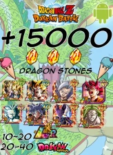  [SPECIAL PROMOTION]  15000K-16000K DS  Dragon Ball Z Dokkan Battle GLOBAL [ANDROID] INSTANT DELIVERY 