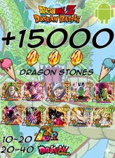  15000K-16000K DS  Dragon Ball Z Dokkan Battle GLOBAL [ANDROID] INSTANT DELIVERY 
