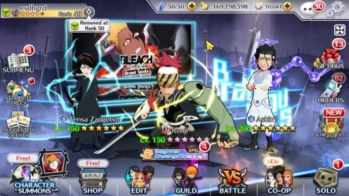 Global | 54K BP+10 Orb | Fresh Story | Askin TYBW25 | Renji TYBW | Tensa Zangetu | KlabID | Check SS BBS853B