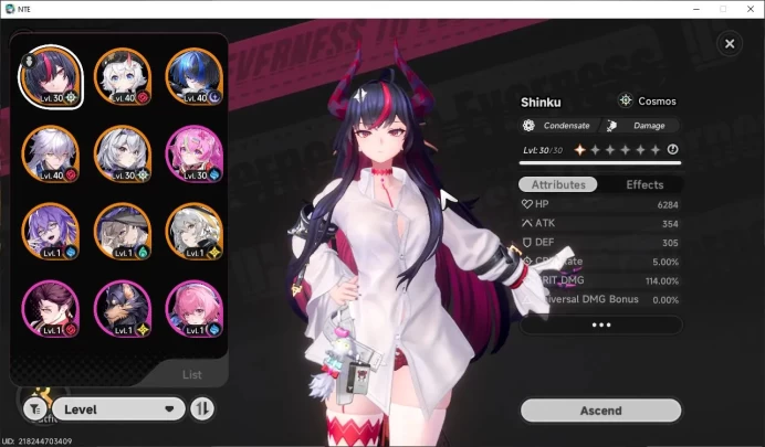 GLOBAL SEA|HL 26|TL 11|7 S-Class 1 Limit[Shinku]-Hathor,Sakiri,Baicang,Dafodil,Etc|Tomato Duo|MC Female|Take Mail|NTE1808