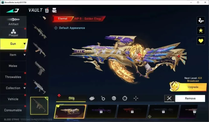 ASIA|Starter|1 ETERNAL: INP-9 Golden Elegy|2 LEGENDARY Chests|Rare Paypal|Check SS|LogNetEase(BS733Z)
