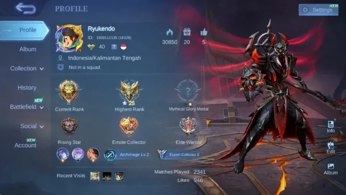 Global|Hero77|Skin163|ExpertII|Prime Calude,Sanrio Floryn,annyversary Akai, 9th Place Fanny,V.E.N.O.M Grock|CheckSSML2793B