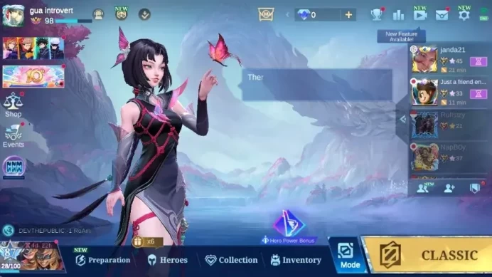 Global|Hero 133|Skin 277|Renowned IV|KOF Karina,Luckybox Hayabusa,S.A.B.E.R Rafaela+Cyclops,Epic Zilong+Freya| Check SS ML2798B