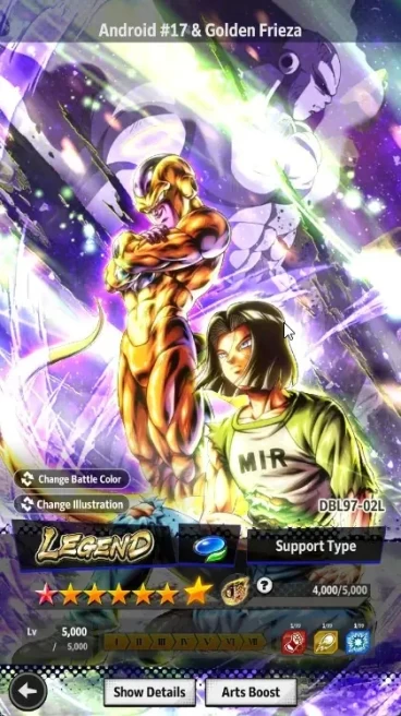 Android | Lvl 163|42M Total Power|377 CC|2 LR|5 UL|LR SSGSS Kaioken Goku,Final Form Cooler,UI-Sign Goku,Etc | Check SS DBL1092B