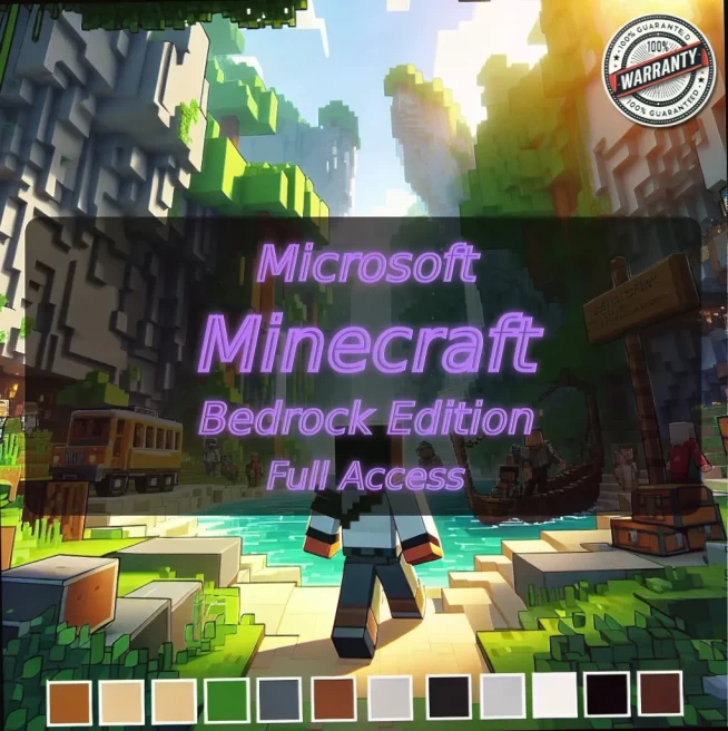 MINECRAFT | Microsoft | Bedrock Edition | Hypixel NO BAN | Data Change | Quick Delivery #LOT-142676